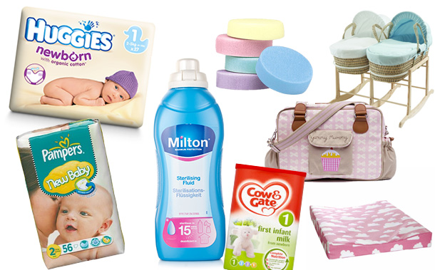 Shopping list for first time parents