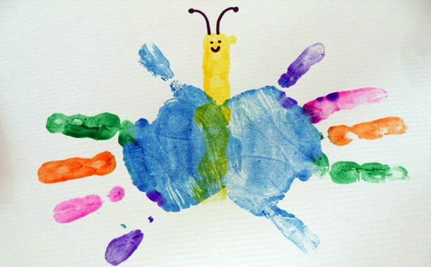 Handprint Butterfly Craft - Childrens Activities by Nanny Options, Dublin