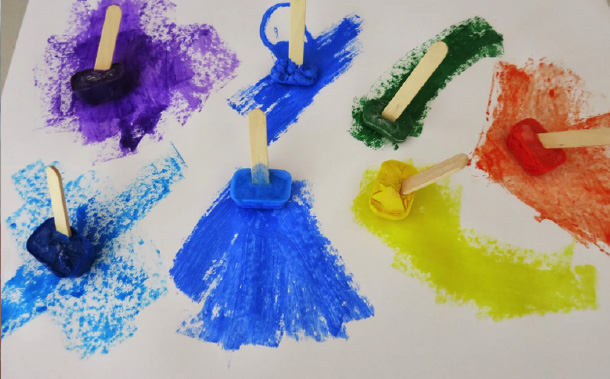 Paint Sticks - Arts and Crafts with Nanny Options, Dublin