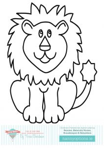 Colouring In Pictures to Print by Nanny Options, Dublin