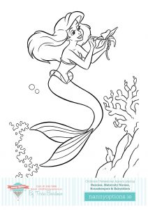 Colouring In Pictures to Print by Nanny Options, Dublin