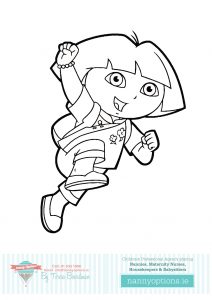 Colouring In Pictures to Print by Nanny Options, Dublin