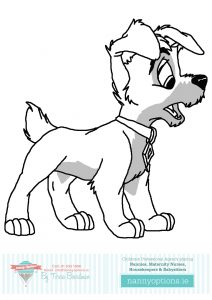 Colouring In Pictures to Print by Nanny Options, Dublin