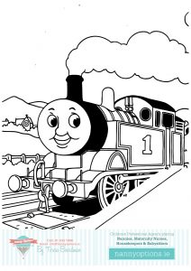 Colouring In Pictures to Print by Nanny Options, Dublin