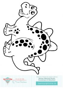 Colouring In Pictures to Print by Nanny Options, Dublin