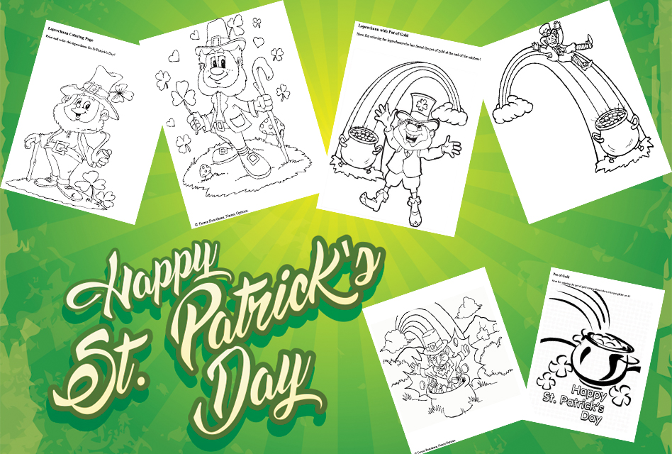St. Patricks Day Colouring In Activity