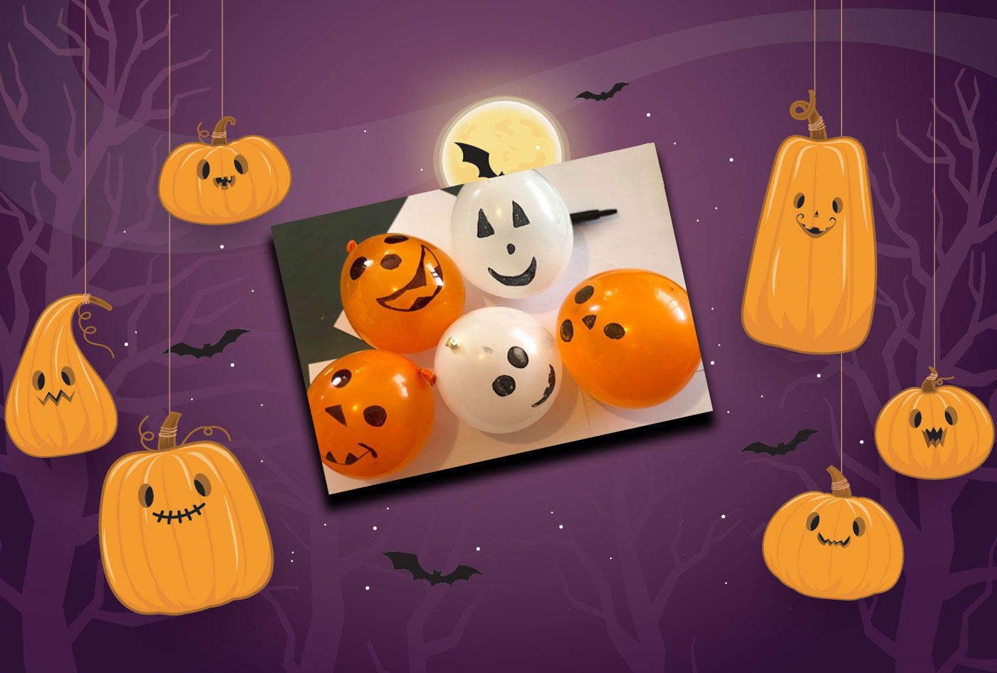 Halloween Crafts with Balloons