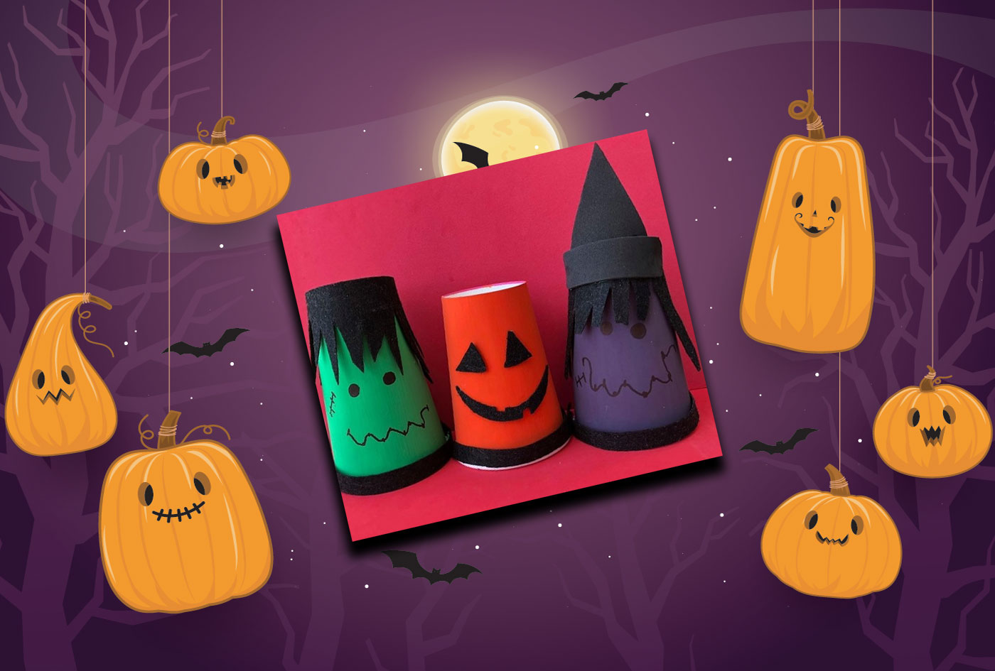 Halloween Paper Cups Crafts