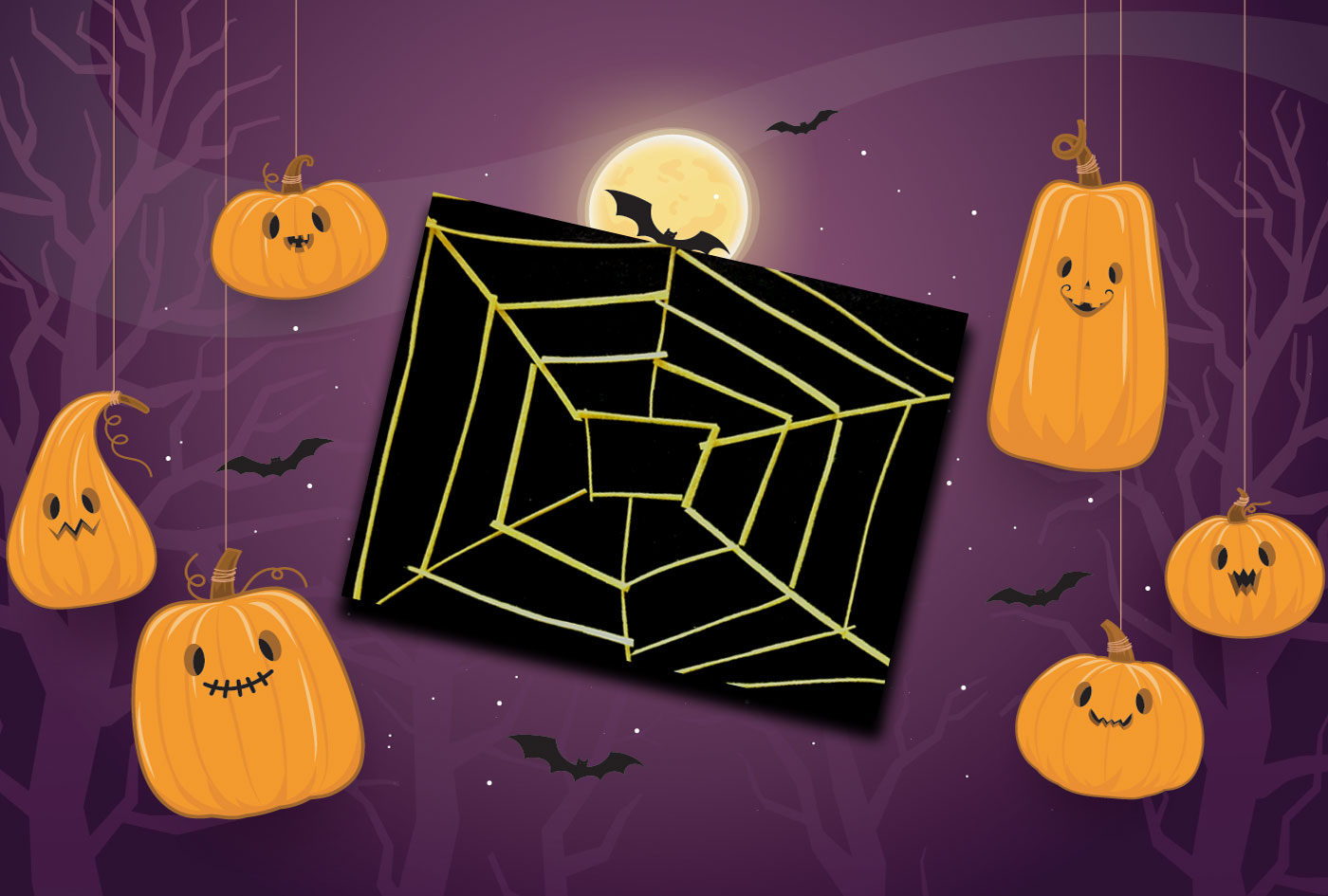 Halloween Spider Web Toss Game