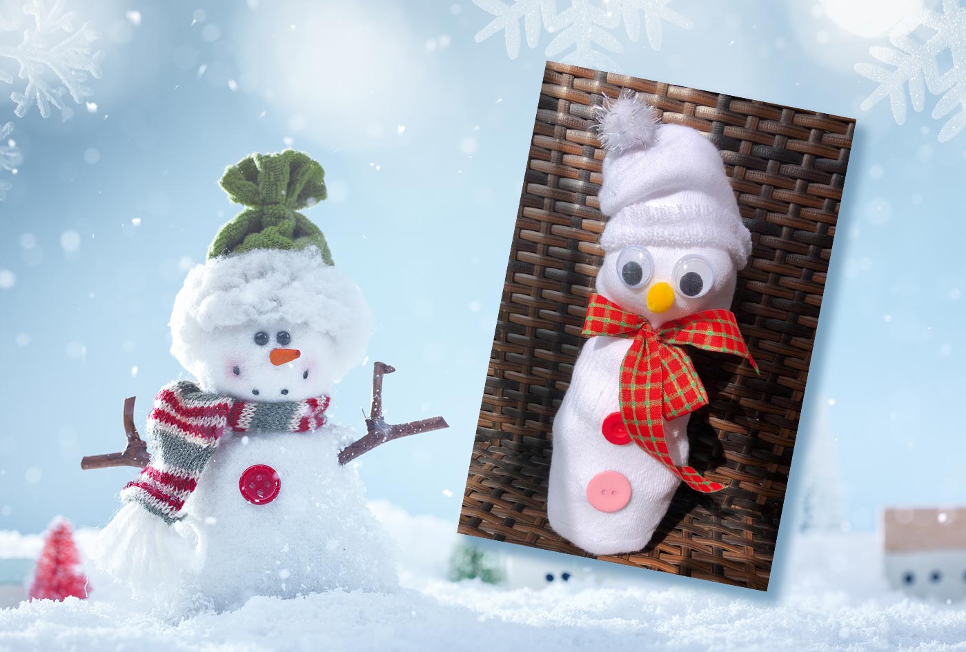 Snowman Sock