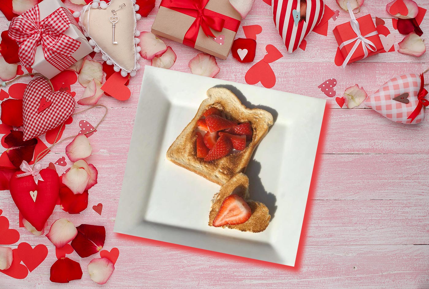 Heart-Shaped French Toast