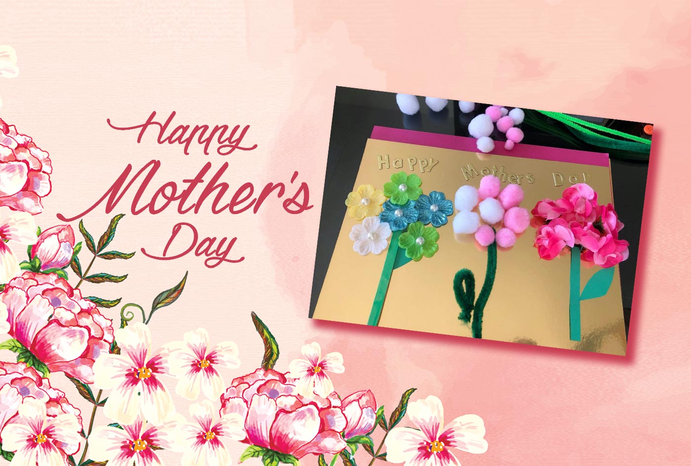 A Flower Card for Mother's Day