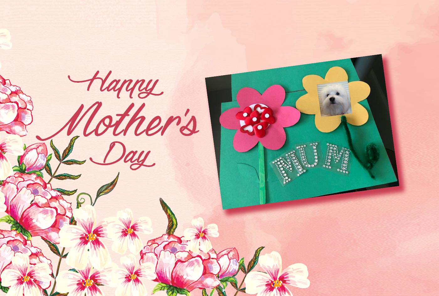 Mother's Day Flower Template