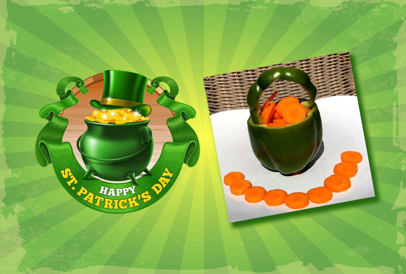 Pot of Gold Veg Basket