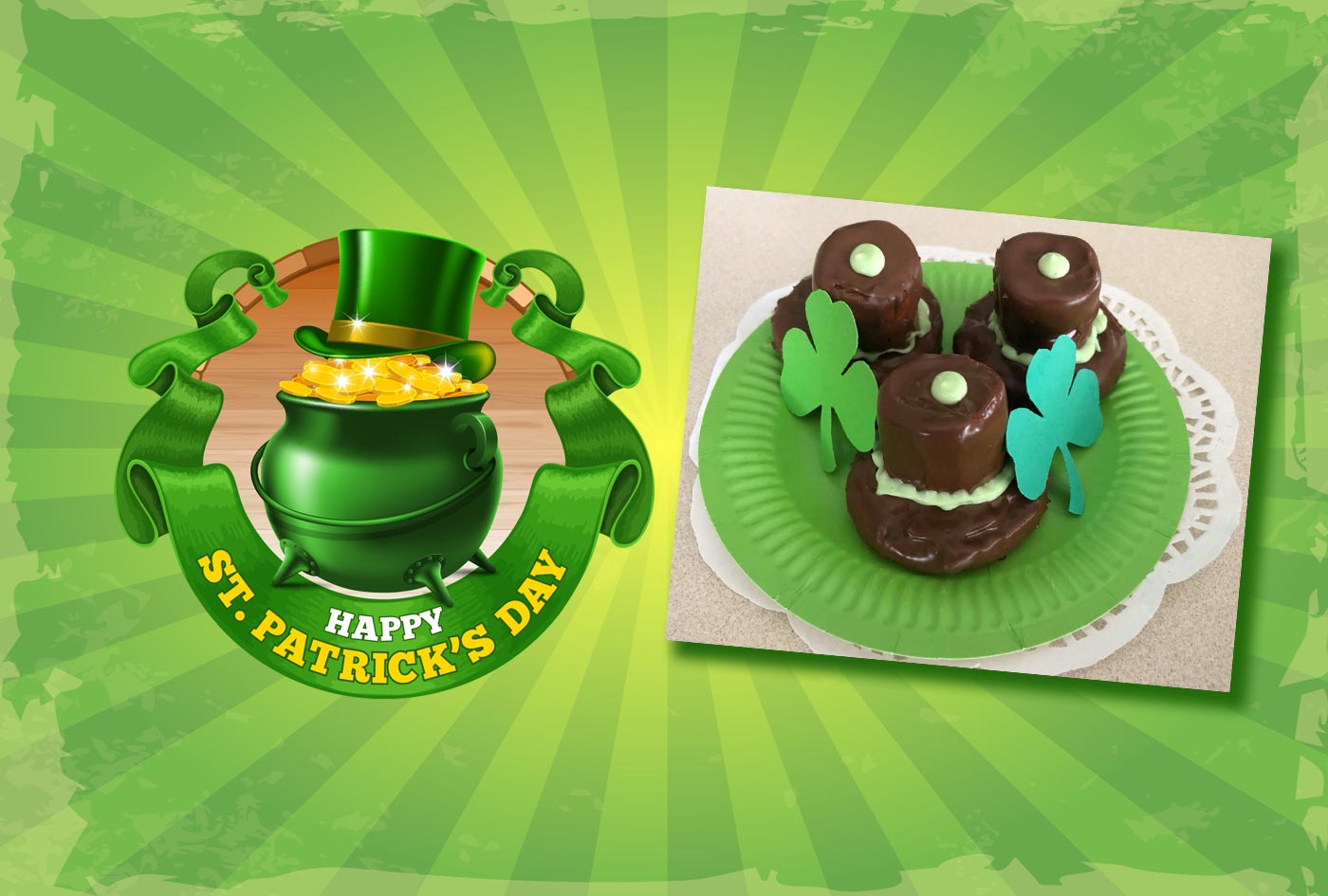 St Patrick’s Day Leprechaun Hat Cookies