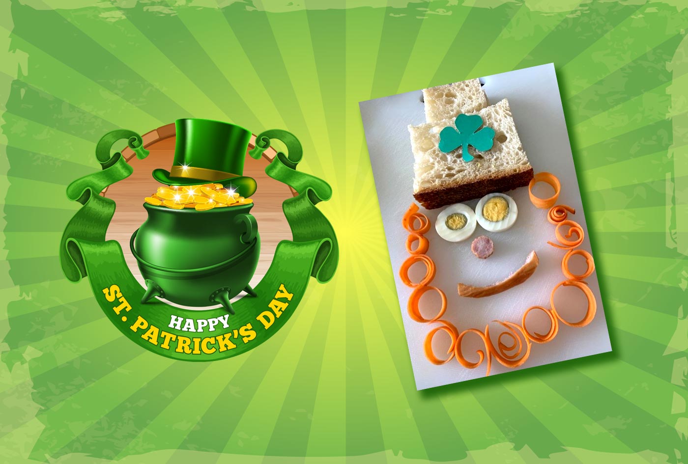 St Patrick’s Day Sandwich