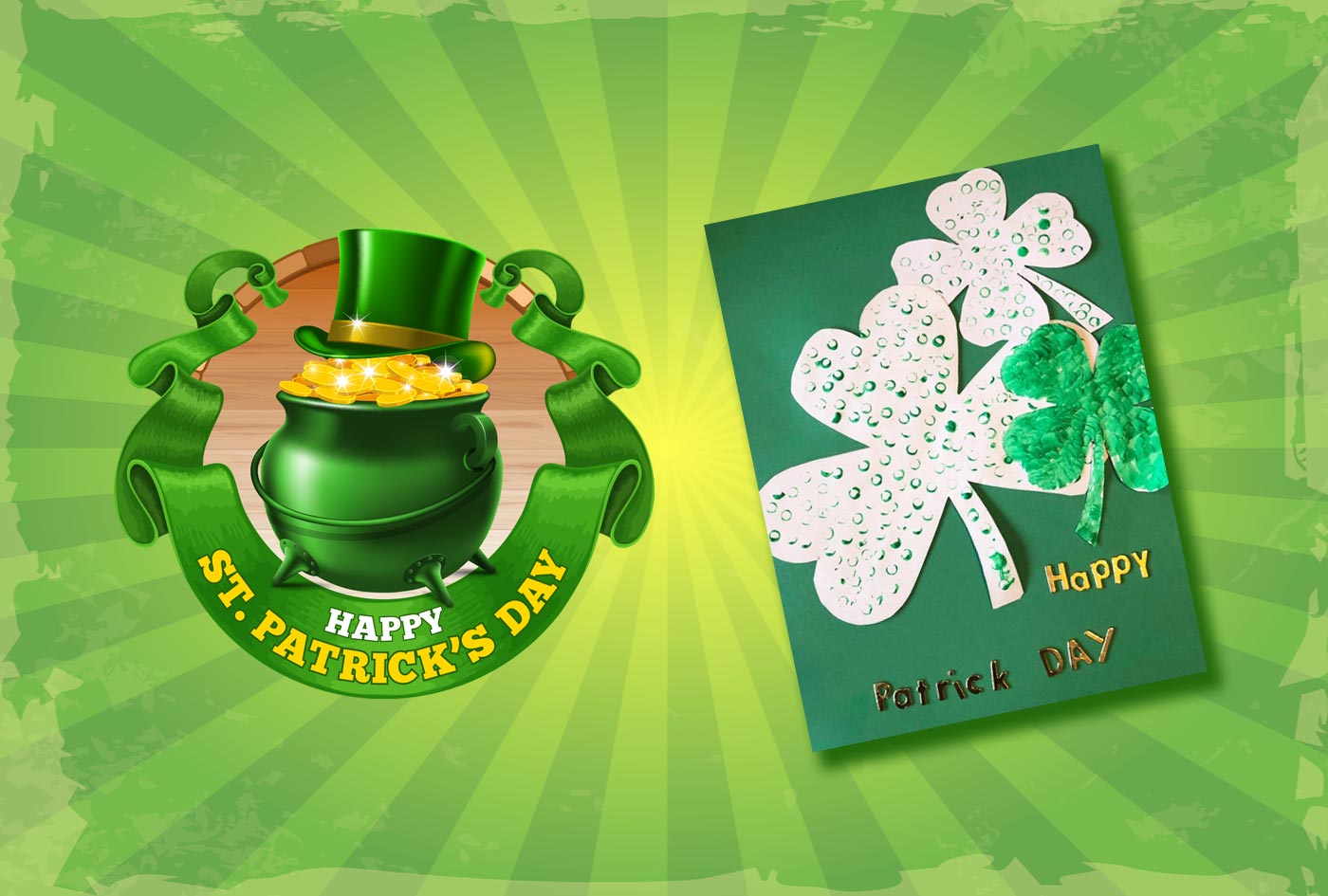 St Patrick’s Day Straw Art Activity