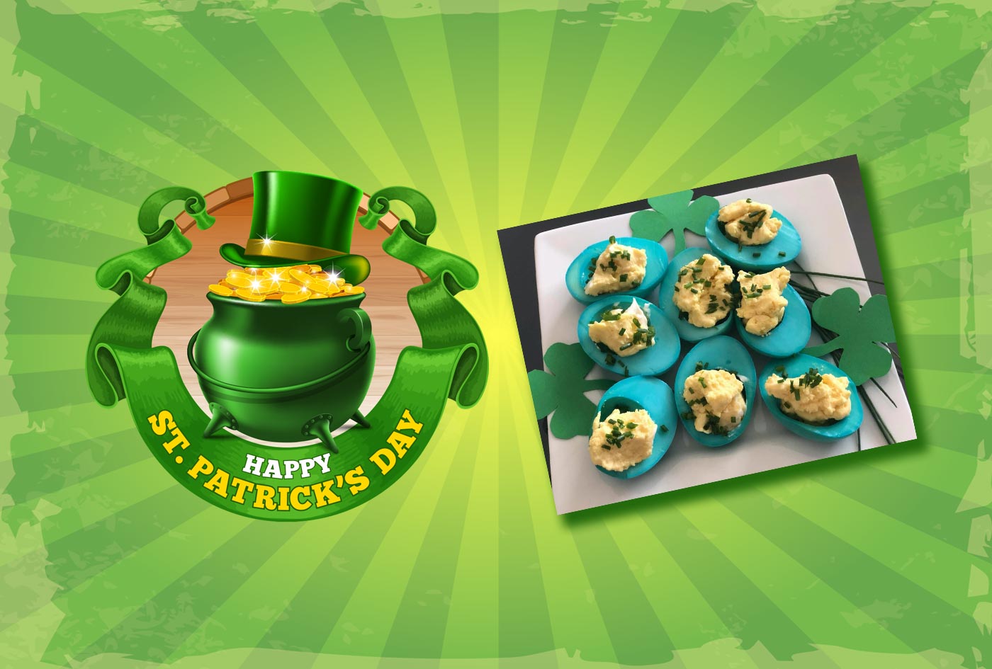 St. Patrick’s Day Green Deviled Eggs