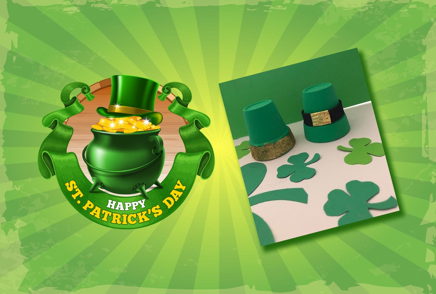 Terracotta Leprechaun Hats for St. Patrick’s Day