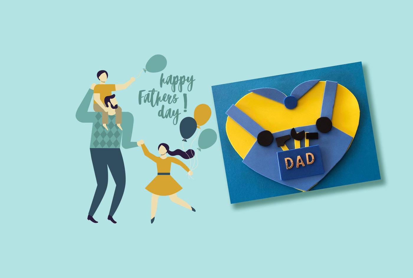 Father’s Day Handy Dad Heart Card